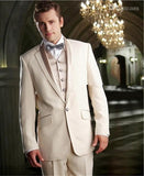 New Fashion Handsome Dark Gray Mens Suit Groom Suit Wedding Suits For Best Men Slim Fit Groom Tuxedos For Man(Jacket+Vest+Pant)