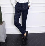 S-6XL Asia size mens 3 Piece Set ( men suit Jacket + Pant + Vest ) Wedding men Blazer Jacket with Waistcoat and Trousers